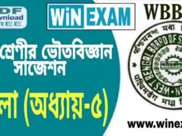 দশম শ্রেণীর ভৌতবিজ্ঞান – আলো (অধ্যায়-৫) সাজেশন | WBBSE Class 10th Physical Science Suggestion PDF দশম শ্রেণীর ভৌতবিজ্ঞান - আলো (অধ্যায়-৫) সাজেশন | WBBSE Class 10th Physical Science Suggestion PDF