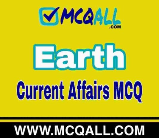 Earth – Geography MCQ Question and Answer Earth - Geography MCQ Question and Answer