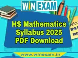 উচ্চমাধ্যমিক গণিত সিলেবাস ২০২৫ | HS Mathematics Syllabus 2025 PDF Download উচ্চমাধ্যমিক গণিত সিলেবাস ২০২৫ | HS Mathematics Syllabus 2025 PDF Download
