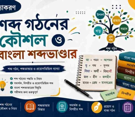 শব্দ গঠনের কৌশল ও বাংলা শব্দভাণ্ডার (ব্যাকরণ) – নবম শ্রেণীর বাংলা প্রশ্ন ও উত্তর | WB Class 9 Bengali Sobdo Gothon o Bangla Shobdo Vander Question and Answer PDF WB Class 9 Bengali Sobdo Gothon o Bangla Shobdo Vander Question and Answer PDF