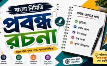 প্রবন্ধ রচনা (বাংলা নির্মিতি) – নবম শ্রেণীর বাংলা প্রশ্ন ও উত্তর | WB Class 9 Bengali Probondho Rochona Question and Answer PDF WB Class 9 Bengali Probondho Rochona Question and Answer PDF