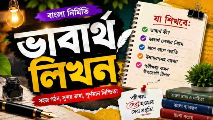 WB Class 9 Bengali Vabartho Likhon Question and Answer PDF